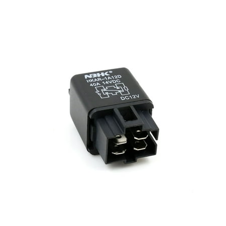 uxcell/® DC 12V 40A SPST 4 Pin Automotive Car Relay with 4 Wires Harness Socket